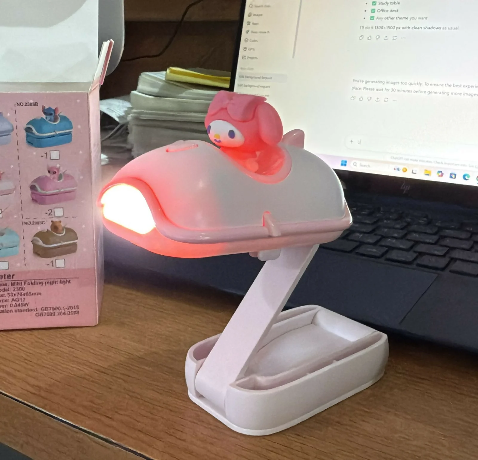 Mini Folding LED Night Light - Image 2