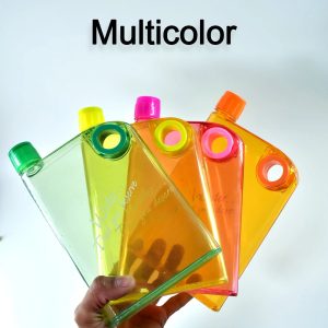 Notebook Style Slim Water Bottle